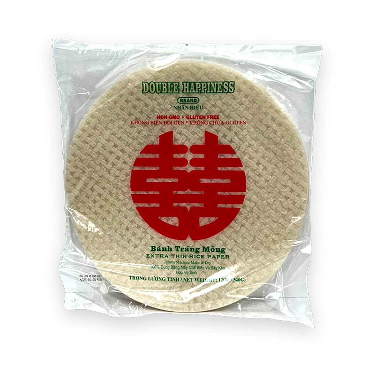 Double Happiness - Extra Thin Rice Paper 31cm 340g