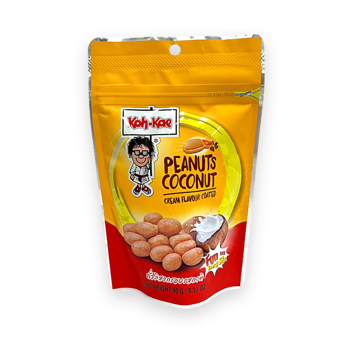 Koh-Kae - Coated Peanuts Cream Flavour 90g