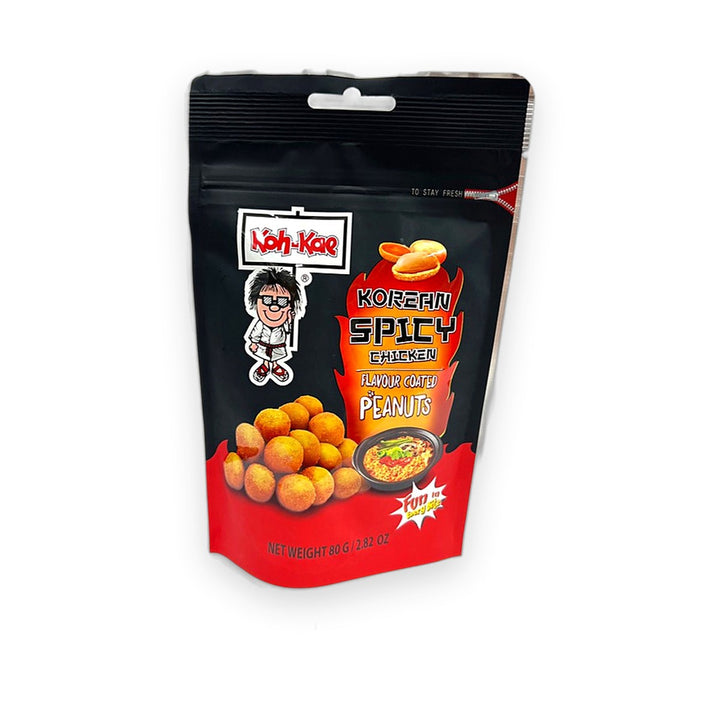 Koh-Kae - Coated Peanuts Korean Spicy Chicken Flavour 80g