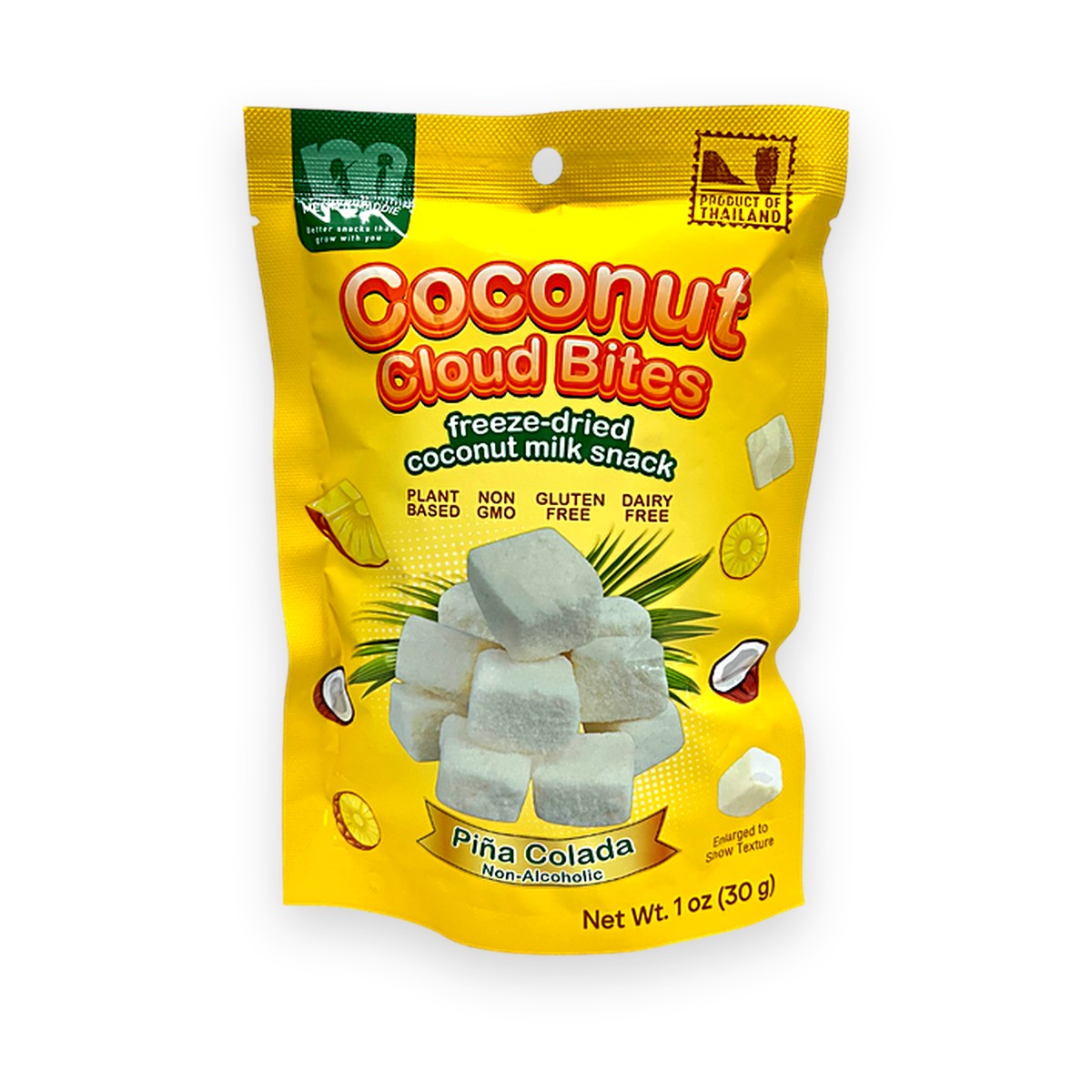Melin & Maddie - Coconut Cloud Bites Piña Colada 30g