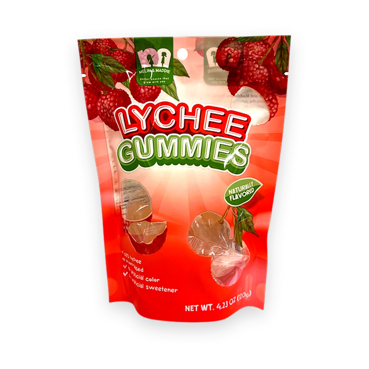 Melin & Maddie - Lychee Gummies 120g