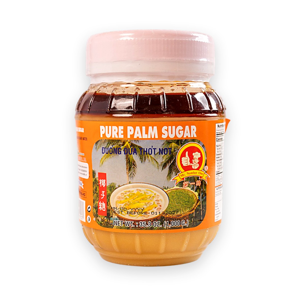 Mr.No.1 - Pure Palm Sugar Jar 1000g