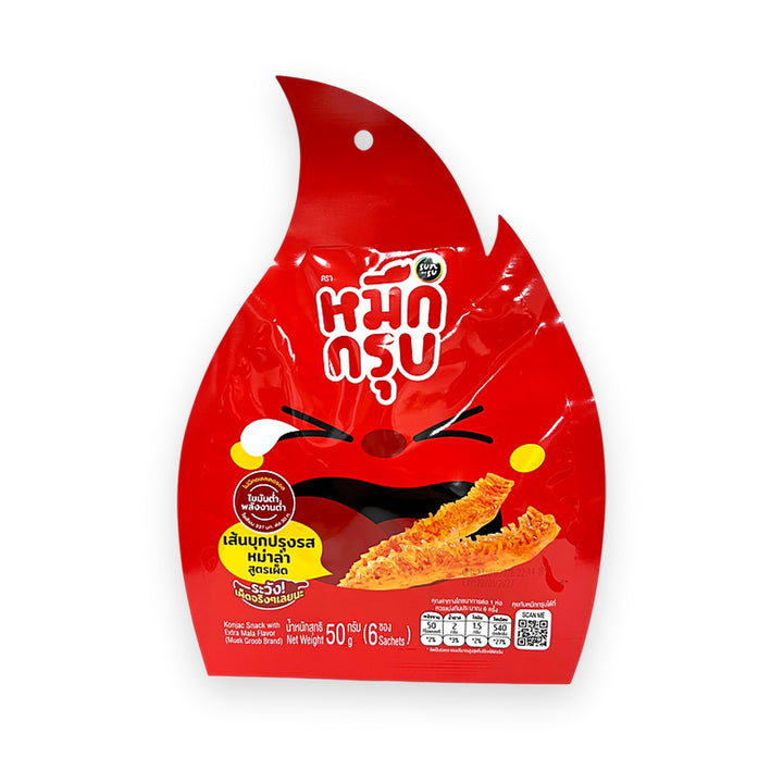 Muek Groob Brand - Konjac Snack with Extra Mala Flavor 50g