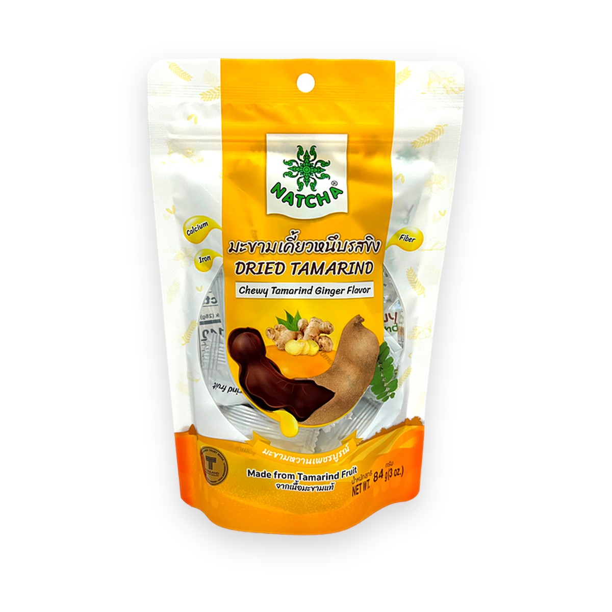 Natcha - Dried Tamarind Ginger Flavor 84g