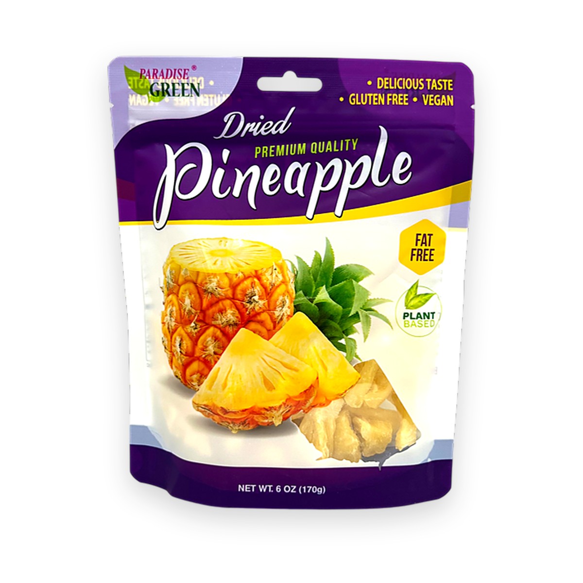 Paradise Green - Dried Pineapple Premium Quality 170g