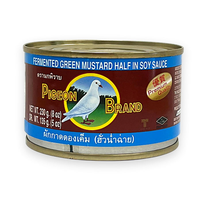 Pigeon Brand - Fermented Green Mustard Half in Soy Sauce 230g