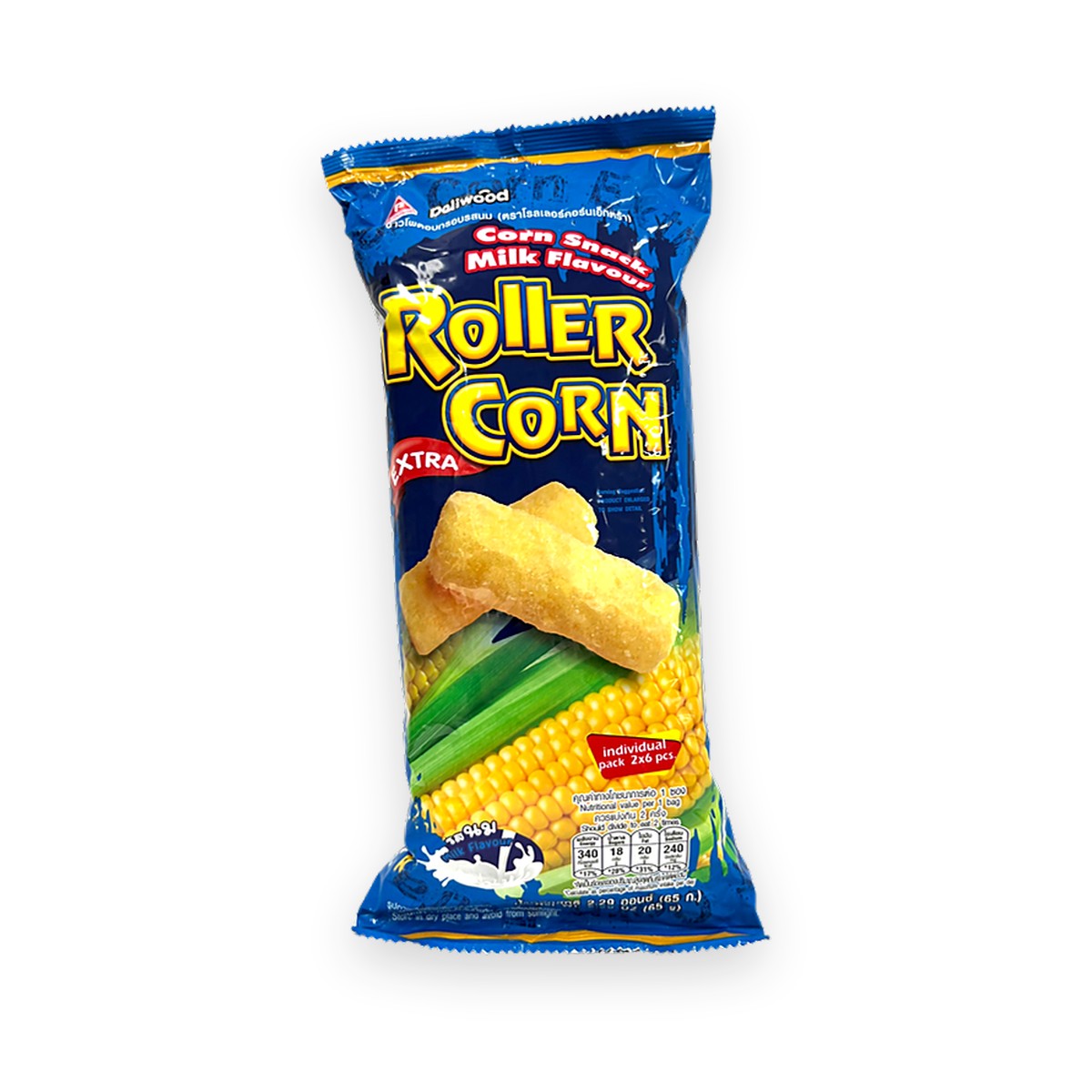 Roller Corn - Corn Snack Milk Flavour 65g