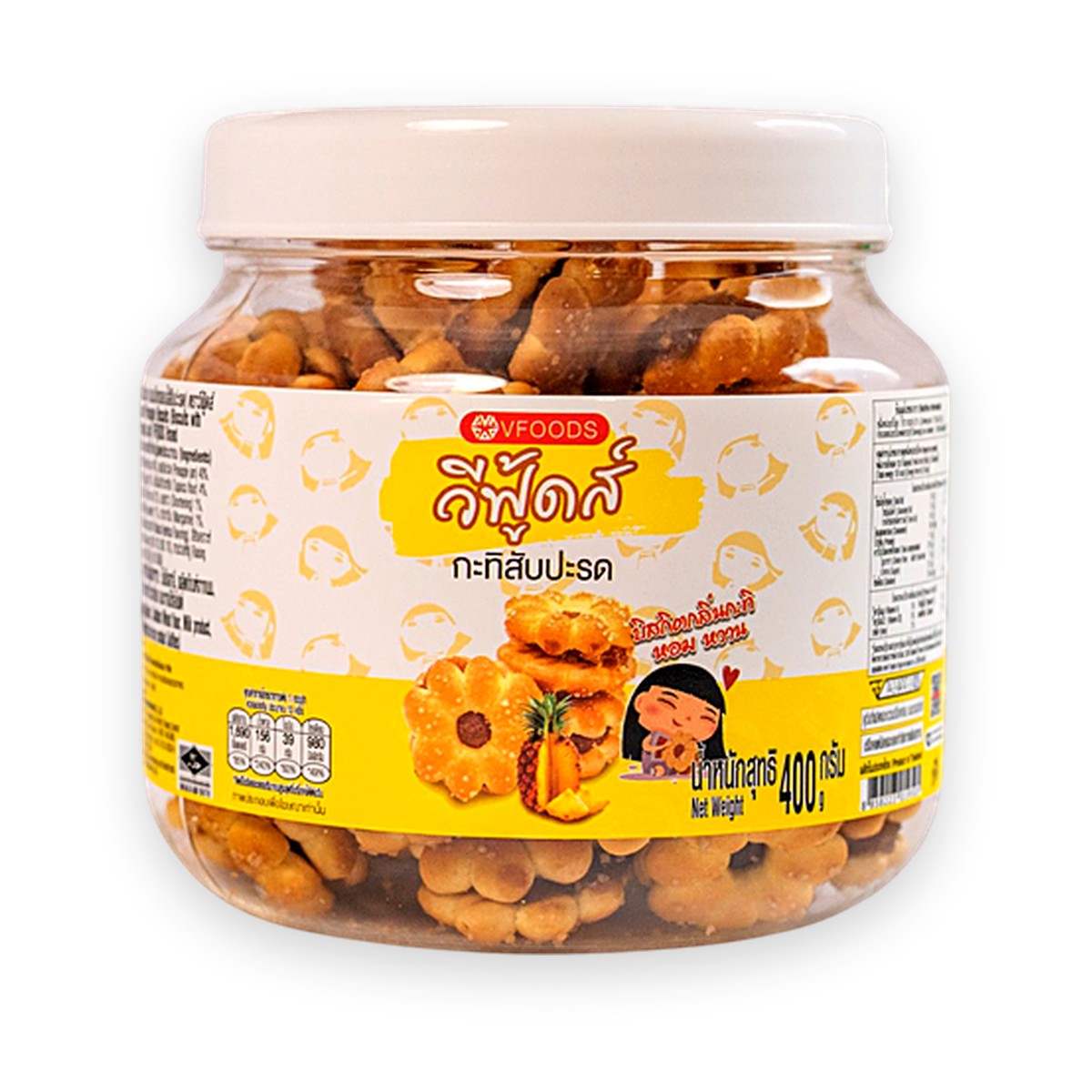 VFOODS - Pineapple Coconut Biscuits 400g